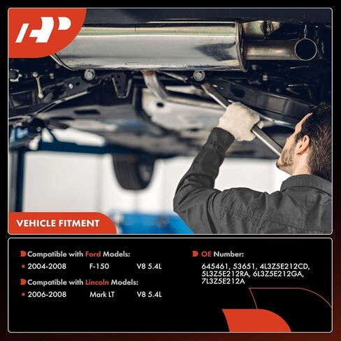 A-Premium A-Premium left and Right 2-PC encludter stanstert-fit مباشرة مع Ford F-150 F150 2004-2008 & Lincoln Mark LT 2006-2008 ، 5.4L ، RWD فقط ، EPA Compliant in Saudi Arabia