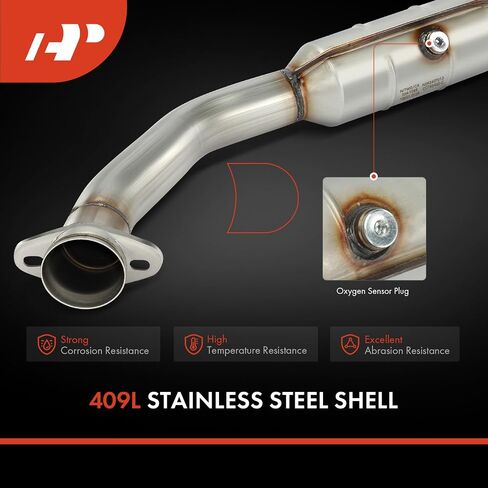 A-Premium Left Catalytic Converter Kit Direct-Fit Compatible with Ford F-150 F150 2005 2006 2007 2008 4.2L, E.P.A. Compliant in Saudi Arabia