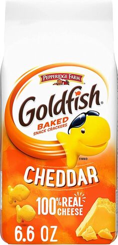 Goldfish Cheddar Cheese Crackers, Baked Snack Crackers, 6.6 oz Bag in Saudi Arabia