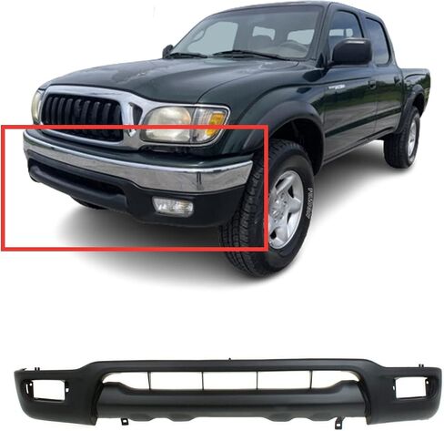 FITPARTS متوافق مع غطاء المصد السفلي الأمامي 2001 2002 2003 2004 TOYOTA TACOMA TO1095196 BASE Pre Runner DLX. جاهز للطلاء. 53901AD030 in Saudi Arabia