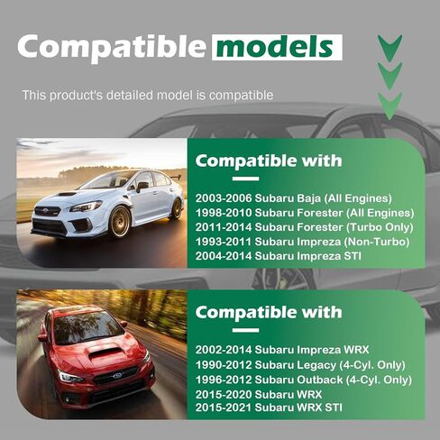 Kefly 15208AA100 مرشح زيت متوافق مع Subaru Baja Forester Impreza Legacy Outback WRX STI يحل محل 15208AA130 15208AA12A (1 PCS) in Saudi Arabia