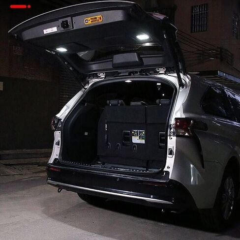 HIGH FLYING for Toyota Sienna 2021 2022 2023 2024 Car Accessories Trunk Ceiling Lighting Hatch Door LED Cargo Dome Lights Lamp Replacement A Kit in Kuwait