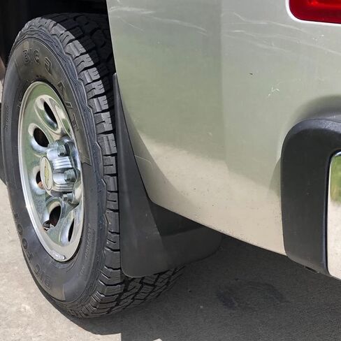 PIT66 Mud Flap, Compatible with 2007-2013 GMC Sierra 1500/2007-2014 GMC Sierra 2500HD 3500HD/2007-2014 Yukon/2001-2013 Yukon XL 1500 2500 4Pcs Splash Guards Mud Flaps Front & Rear #19213394 in Saudi Arabia