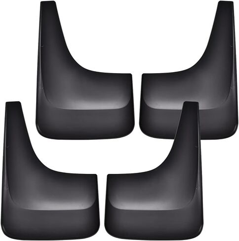 PIT66 Mud Flap, Compatible with 2007-2013 GMC Sierra 1500/2007-2014 GMC Sierra 2500HD 3500HD/2007-2014 Yukon/2001-2013 Yukon XL 1500 2500 4Pcs Splash Guards Mud Flaps Front & Rear #19213394 in Saudi Arabia