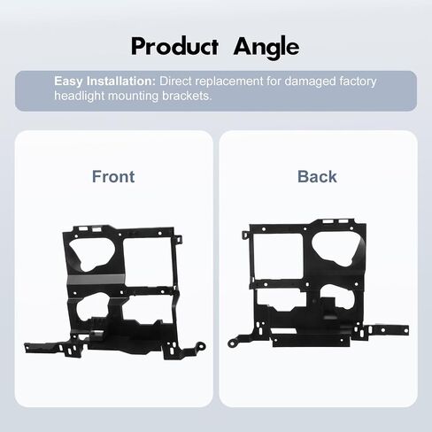 CarPartsDepot Pair Headlight Mounting Bracket (Right+Left) Compatible with Chevrolet 1999-2002 Silverado Series & 2000-2006 Suburban/Tahoe & 1999-2002 GMC Sierra Series & 2001-2006 GMC Yukon in Saudi Arabia