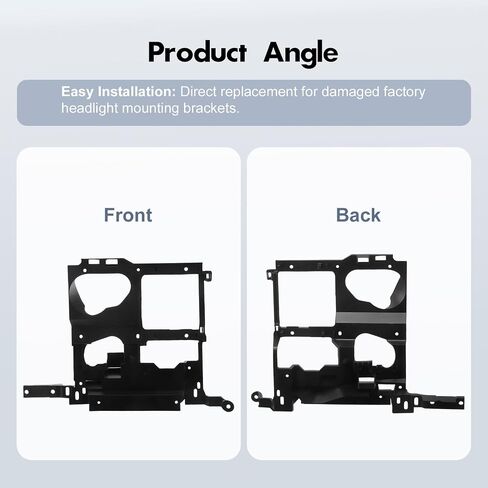 CarpartsDepot Pair Bracket Headeript Mounting Bracket (يمين+يسار) متوافق مع شيفروليه 1999-2002 Silverado Series & 2000-2006 Suburban/Tahoe & 1999-2002 GMC Sierra Series & 2001-2006 GMC Yukon in Saudi Arabia