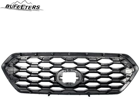 Pront Pumper العلوي الشواية إدراج Grille Grille Black Grille Fit لعام 2016 2017 2018 2019 2020 2021 2022 2023 Toyota Tacoma ، 2021 TRD/Mesh Style ، Gloss Black in Kuwait