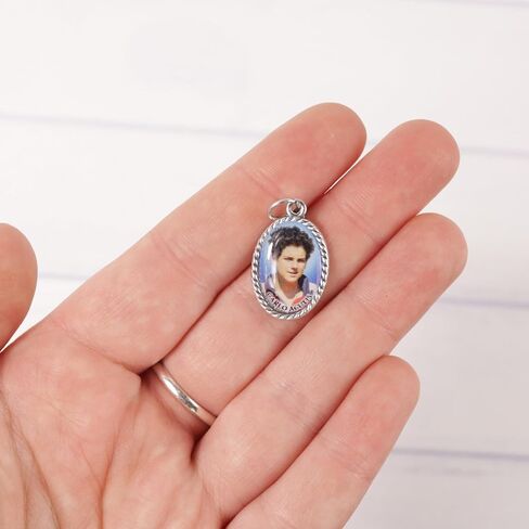 Needzo Carlo Acutis Medals, Double Sided Pendant, Catholic Patron Saint of the Internet, ¾ Inches Pack of 3 in Saudi Arabia