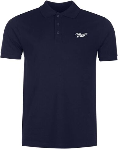Polo Shirts for Men Merica Embroidered Short Sleeve Mens Polo Shirts in Saudi Arabia