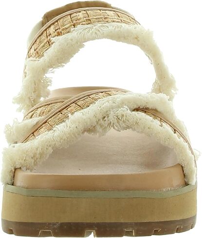 Coconuts by Matisse Womens Fuji Faux Leather Fringe Platform Sandals in Saudi Arabia