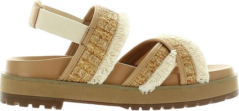 Coconuts by Matisse Womens Fuji Faux Leather Fringe Platform Sandals in Saudi Arabia