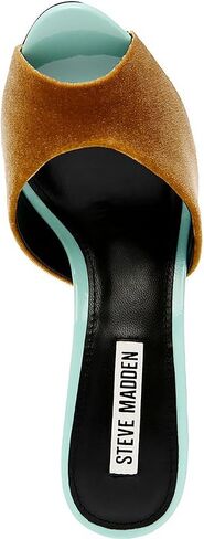 Steve Madden Womens PRIYA Pumps Peep toe Mule Sandals Tan 9 Medium (B,M) in Saudi Arabia