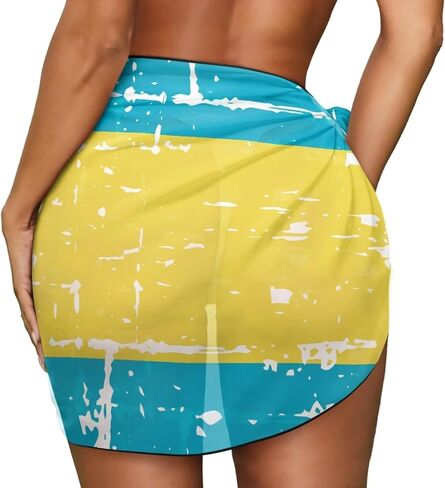 Sarong Swimsuit Coverup for Women Chiffon Beach Scarf Bathing Suit Cover ups Sexy Bikini Swimwear Wrap Skirt in Saudi Arabia