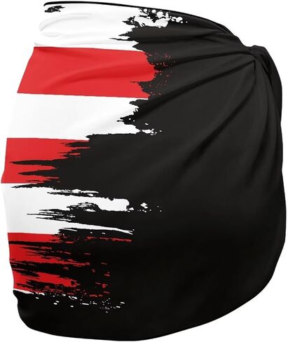 Sarong Swimsuit Coverup for Women Chiffon Beach Scarf Bathing Suit Cover ups Sexy Bikini Swimwear Wrap Skirt in Saudi Arabia