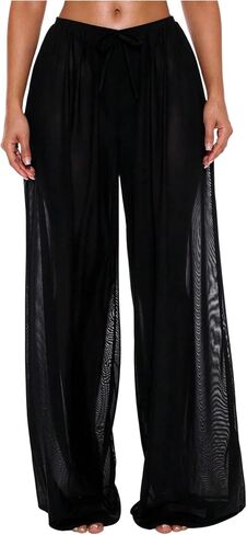 ملابس السباحة الشبكية الشبكية التستر على الساق الشاطئية الواسعة على الساق in Kuwait