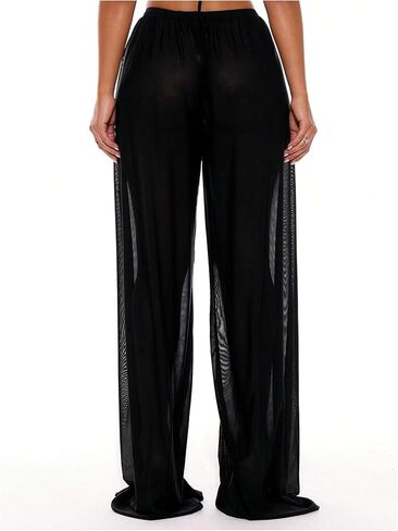 ملابس السباحة الشبكية الشبكية التستر على الساق الشاطئية الواسعة على الساق in Kuwait