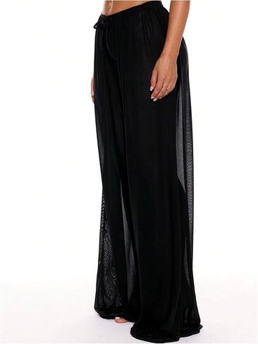 ملابس السباحة الشبكية الشبكية التستر على الساق الشاطئية الواسعة على الساق in Kuwait