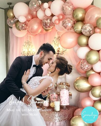 Soonlyn Cherry Balloons Arch Kit 200pcs 12in Cherry Decortations Red Pink White Balloons Balloon Long Green For Cherry في أعلى طفل دش الزفاف in Kuwait