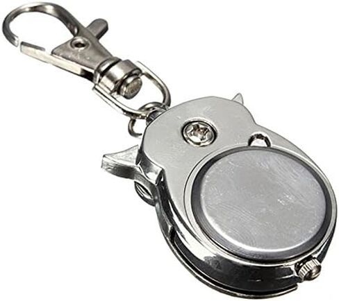 ODETOJOY Flip Open Owl Keychain Watch Pendant Tortoise Car Heilicopter Pocket Watch with Key Ring in Saudi Arabia