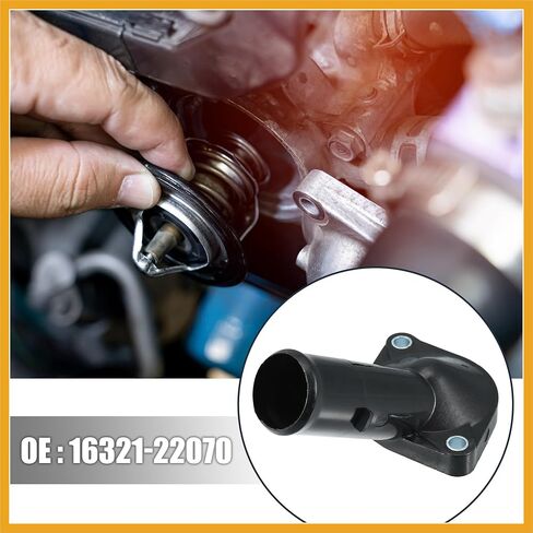 16321-22070 المبرد المبرد حشو المياه ترموستات مدخل ترموستات لتويوتا كورولا مصفوفة 2003-2008 ل Toyota Celica 2001-2005 استبدال in Saudi Arabia
