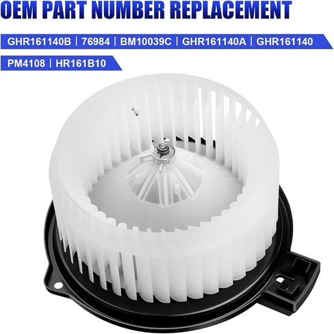 محرك منفاخ AC الأمامي مع مروحة نوبات ل AC AC 2014 2015 2015 2017 2018 2019 2020 2021 MAZDA 6 CX5 CX-5 MAZDA6 Blower استبدال# 76984 GHR161140B in Saudi Arabia