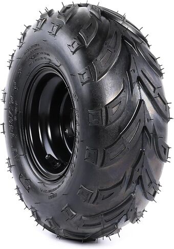 4 Pack 6-Inch 145/70-6 Wheels, 145 70-6 ATV Wheels and Tires 3-Lug 78mm Bolt Pattern for Quad Go Kart Wheel Tubeless Tires Rims Assembly for 70cc 90cc 110cc 125cc Kazuma Roketa MBX10 MBX11 MBX12 RT100 in Saudi Arabia