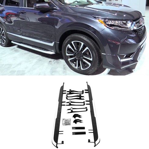 2pcs نمط OE لـ 17-18 CR-V Silver Aluminium Step Step Nerf Bars in Kuwait
