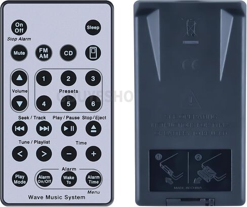 New Remote Control Replacement fit for Bose Wave Sound Touch Music Radio System I II III IV/AM-FM Radio CD MP3 Player AWRCC2 AWRCC3 AWRCC1 AWRCC4 AWRCC6 Wave Music System i in Saudi Arabia