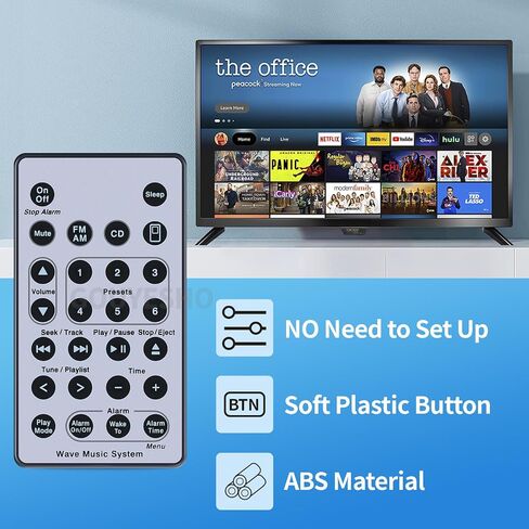 New Remote Control Replacement fit for Bose Wave Sound Touch Music Radio System I II III IV/AM-FM Radio CD MP3 Player AWRCC2 AWRCC3 AWRCC1 AWRCC4 AWRCC6 Wave Music System i in Saudi Arabia