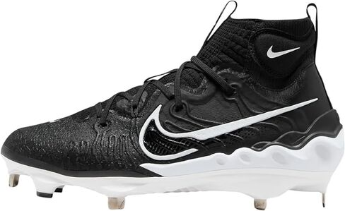 حذاء بيسبول معدني أسود وأبيض للرجال من Nike Alpha Huarache NXT DJ6517-001 - 9.5 US in Saudi Arabia
