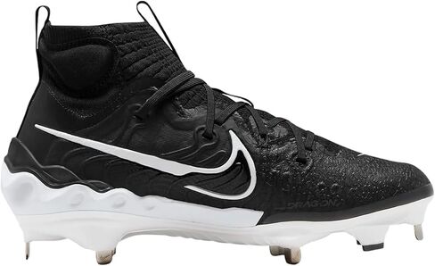 حذاء بيسبول معدني أسود وأبيض للرجال من Nike Alpha Huarache NXT DJ6517-001 - 9.5 US in Saudi Arabia