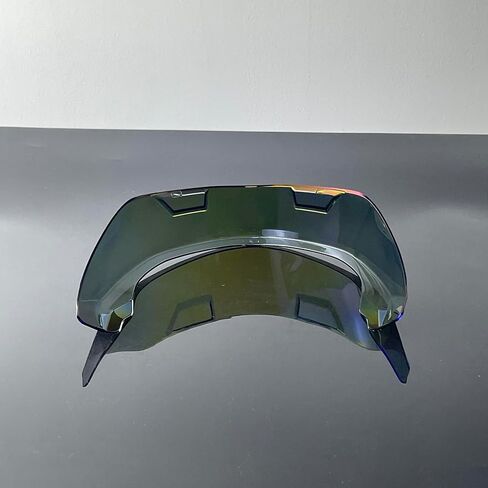 Motorcycle Helmet Large Rear Spoiler Compatible with Shoei Z8,X15，RF1400,NXR2, Replacement Helmet Large Tail Spoiler Helmet Decoration (Bright Black) in Kuwait