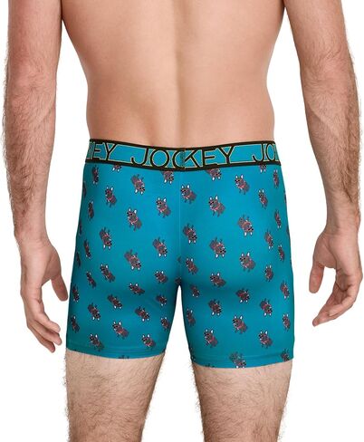 Jockey Men's Underwear Active Microfiber 5" Boxer Brief in Kuwait