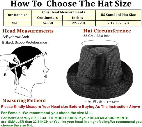2 Pack Straw Fedora Hats for Men and Women, Short Brim Summer Beach hat, Trilby Panama Sun Hats. in Kuwait