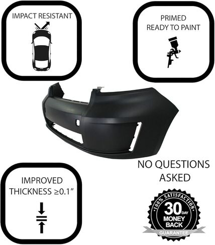 FITPARTS متوافقة مع غطاء المصد الأمامي 2008-2010 SCION XB قاعدة العربة 08-10. جديد ، مستعد وجاهز للطلاء. SC1000105 5211912944 2009 in Saudi Arabia