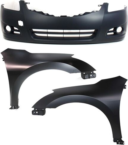 Garage-Pro Front Bumper KIT Compatible with Nissan Altima 2010-2012, Sedan, Primed, with Fenders in Saudi Arabia