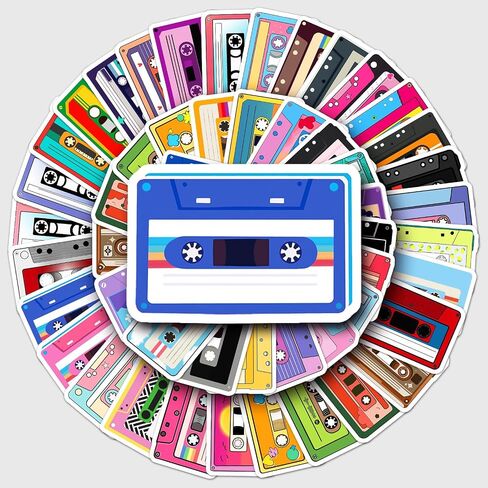 50 Packs Fruits and Vegetables Stickers Water Bottles Laptop Phone Computer Guitar Skateboard Hydroflasks Fruits Vinyl Sticker Waterproof Aesthetic Trendy Decals for Kids Teens Girls Adults in Saudi Arabia