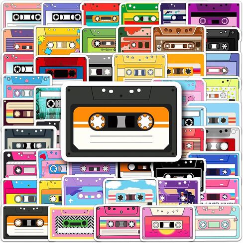 50 Packs Fruits and Vegetables Stickers Water Bottles Laptop Phone Computer Guitar Skateboard Hydroflasks Fruits Vinyl Sticker Waterproof Aesthetic Trendy Decals for Kids Teens Girls Adults in Saudi Arabia
