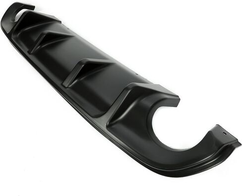 ناشر Kuafu الخلفي متوافق مع 2014-2017 Infiniti Q50 4 Door Lip Pumper Splitter Spoilter Gloss Black in Saudi Arabia