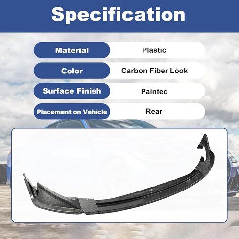 Front Bumper Lip Spoiler Compatible with BMW G80 M3 G82 M4 2021-2024 Carbon Fiber Printing Front Splitter in Saudi Arabia