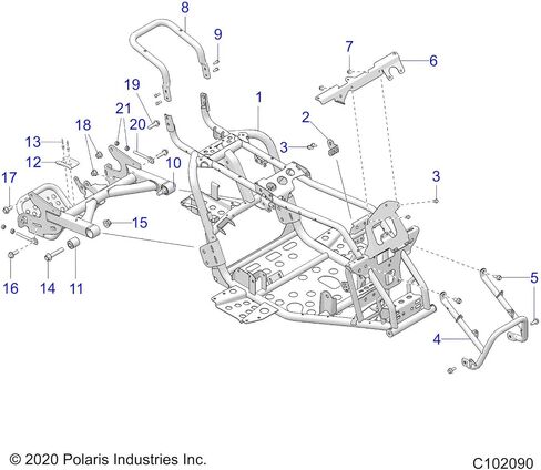Polaris Ranger Swingarm Pothot Pivot ، أصلي OEM الجزء 5416101 ، كتي 1 in Saudi Arabia