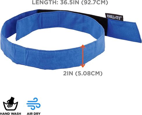 Ergodyne Chill Its 6705 Cooling Bandana, Evaporative Polymer Crystals for Cooling Relief, Quick and Secure Fit, 3-Pack in Saudi Arabia