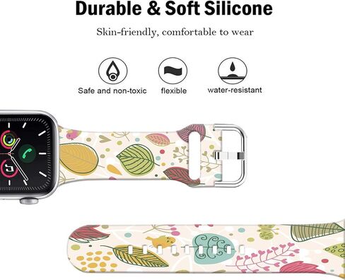 متوافق مع Apple Watch Band Mouse Theme 49mm/46mm/45mm/44mm/42mm (السلسلة 3 2 1) حزام كرتوني ناعم من السيليكون لطيف وممتع متوافق مع iWatch Series SE 10 9 8 7 6 5 4 3 2 1 للأطفال والرجال والنساء in Kuwait