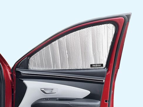 Side Window Front Seat Reflective Sunshade Custom Fit for 2017 2018 2019 2020 2021 2022 2023 2024 2025 Audi A4 Sedan, UV Reflector Sun Protection (Set of 2) in Saudi Arabia