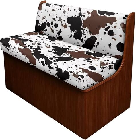 RV Coach Cover Cover Coushion Cover Cover Stretch Sofa Furniture for RV Camper - Cow Hide Print Printable Camper Expensions for Inside RV Sofa Protector in Kuwait