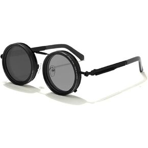 willochra 1-9 Adjustable Sunglasses Moonglass-Nd Filter Lenses Adjustable Tint Rounded Polarized Eyewear for Men in Kuwait
