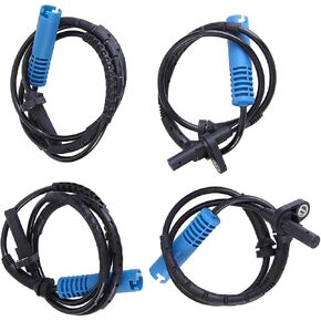 Set of 4 ABS Wheel Speed Sensors for BMW with 2006-2013 E90, E91 325xi, 328xi, 335i - Part Numbers 34526764859 and 34526764858, Ensures Optimal ABS Functionality for 2006-2013 Models in Saudi Arabia