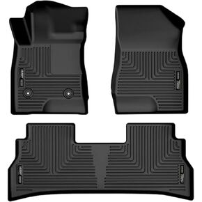 Husky Liners Weatherbeater Floor Mats | Fits 2024-2025 Buick Envista; 2024-2025 Chevrolet Trax | Front & 2nd Row, 3-pc Black - 99261 in Kuwait