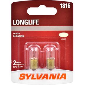 SYLVANIA - 1816 Long Life Miniature - Bulb, Ideal for Ash Tray, Glove Box and More (Contains 2 Bulbs) in Saudi Arabia