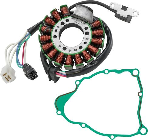 Caltric Stator and Gasket Compatible With Yamaha Bear Tracker 250 Yfm250 Yfm-250 2Wd 1999 2000 in Saudi Arabia
